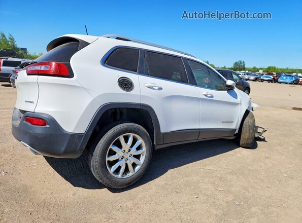1C4PJMDS5HW598609 2017 JEEP CHEROKEE Белый Передняя правая четверть