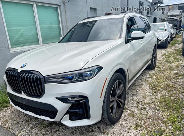 5UXCX6C08N9K31043 2022 BMW X7 White Trasero derecho