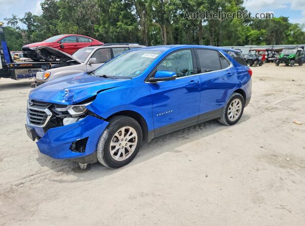 3GNAXUEV6KS536773 2019 CHEVROLET EQUINOX Blue Rear left