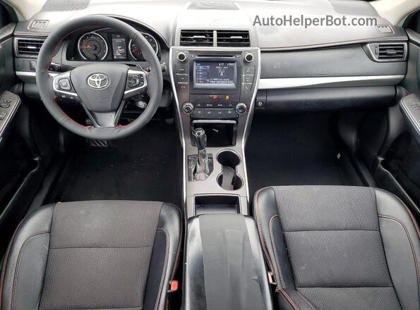 4T1BF1FK8GU542077 2016 TOYOTA CAMRY Black Vista del cuadro de instrumentos