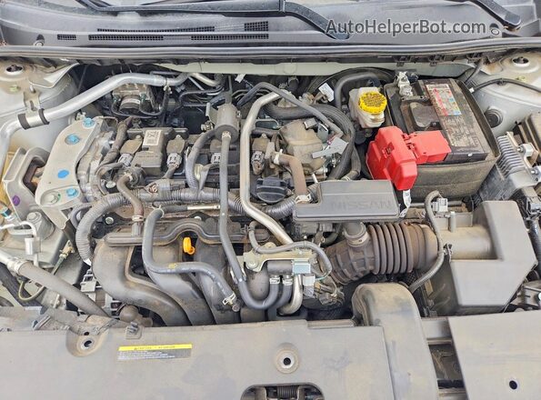 3N1AB8BV7PY323356 2023 NISSAN SENTRA Серебряный Вид подкапотного пространства