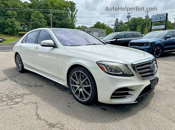 WDDUG6GB8JA367334 2018 MERCEDES-BENZ S White 