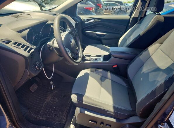 1FMCU0GD4JUA80693 2018 FORD ESCAPE Blue Widok deski rozdzielczej