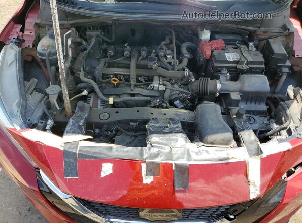 3N1CN8EV3LL844593 2020 NISSAN VERSA Red Widok komory silnika