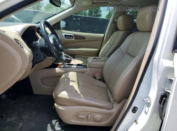 5N1DR2MN9KC607570 2019 NISSAN PATHFINDER Белый Вид панели приборов