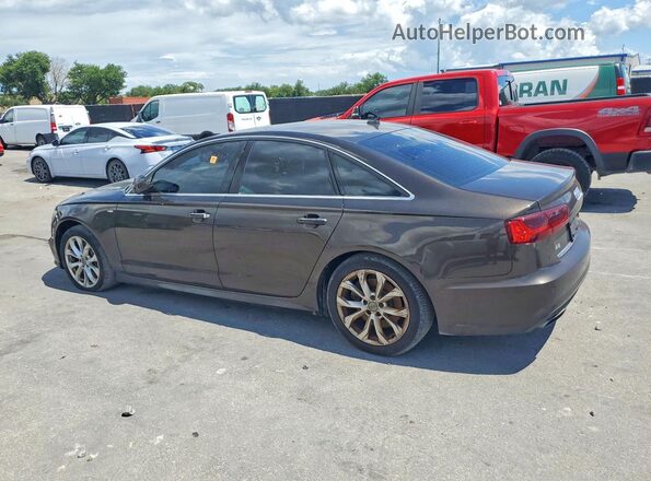 WAUD8AFCXJN039956 2018 AUDI A6 Коричневый Задняя правая четверть