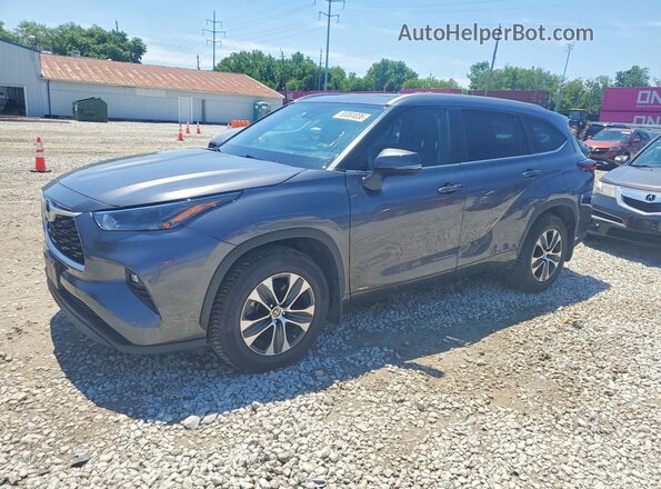 5TDKBRCH6RS141416 2024 TOYOTA HIGHLANDER Gray 