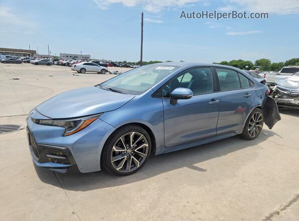 5YFS4RCE5LP056504 2020 TOYOTA COROLLA Blue Հետևի ձախ