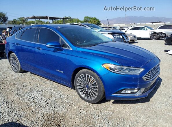 3FA6P0RU8HR382209 2017 FORD FUSION Blue 