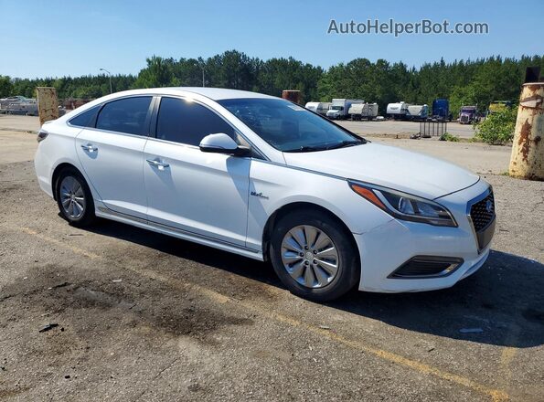 KMHE24L15HA059137 2017 HYUNDAI SONATA White 