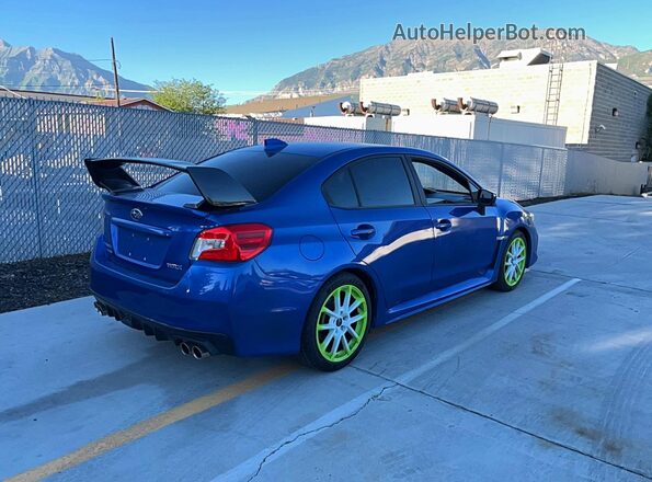 JF1VA1H62L9814612 2020 SUBARU WRX Blue Դիմացի տեսք