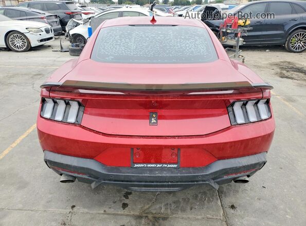 1FA6P8CF8R5400463 2024 FORD MUSTANG Red Widok wnętrza z przodu