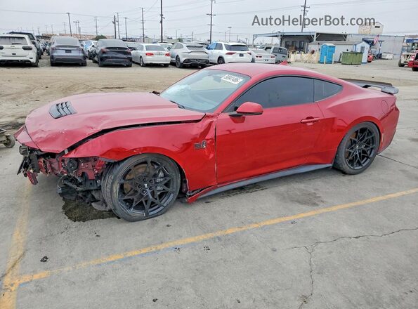 1FA6P8CF8R5400463 2024 FORD MUSTANG Red Tył lewy