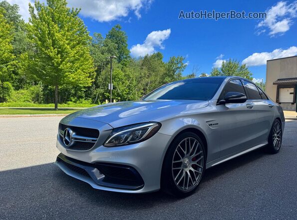 55SWF8HB4GU114722 2016 MERCEDES-BENZ C-CLASS Серебряный Задняя правая четверть