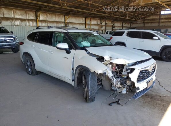 5TDEBRCH7LS002884 2020 TOYOTA HIGHLANDER White Вид спереду