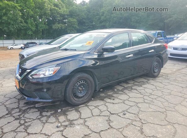 3N1AB7AP3GY298811 2016 NISSAN SENTRA Black Հետևի ձախ