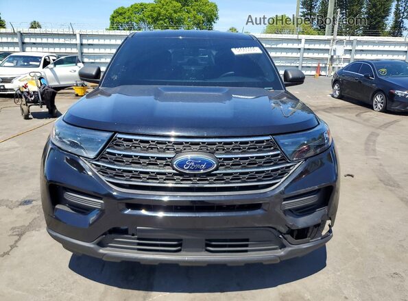 1FM5K8AB5NGC23658 2022 FORD EXPLORER Black უკანა ხედი