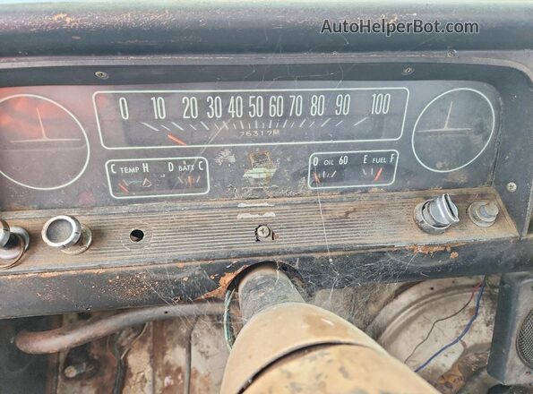 C2545Z120425 1964 CHEVROLET PICKUP Синий Вид задних сидений