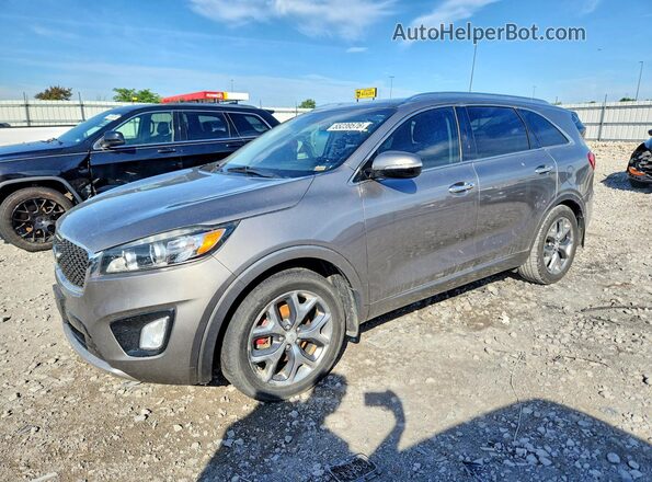 5XYPK4A54HG251166 2017 KIA SORENTO Gray 