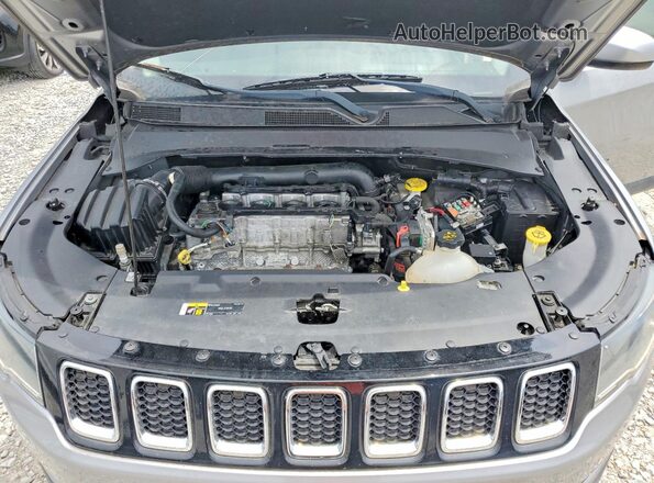 3C4NJCBB6JT286542 2018 JEEP COMPASS Silver Вид наклейки з VIN-кодом