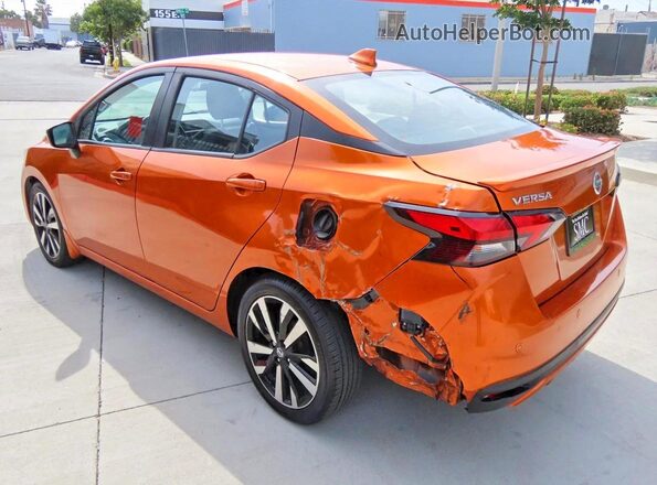 3N1CN8FV4NL852929 2022 NISSAN VERSA Orange Vista frontal