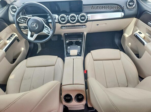 W1N4M4GB1MW130255 2021 MERCEDES-BENZ GLB-CLASS White Vista del cuadro de instrumentos