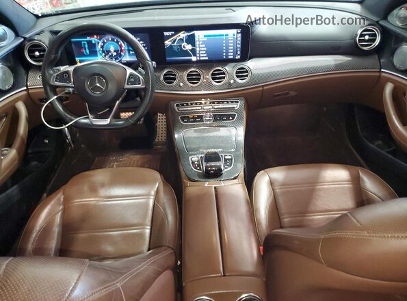 WDDZF6EB7JA312448 2018 MERCEDES-BENZ E-CLASS Blue Vista del cuadro de instrumentos