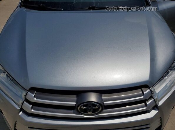 5TDZZRFH2KS369604 2019 TOYOTA HIGHLANDER Silver 