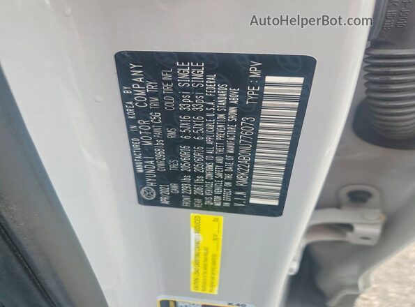 KM8K22AB0NU776073 2022 HYUNDAI KONA Gray Սալոնի 360 աստիճան տեսք