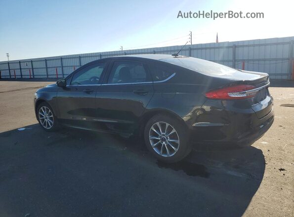 3FA6P0HD3HR296436 2017 FORD FUSION Black უკანა მარჯვენა