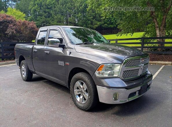 1C6RR6GT6GS143623 2016 RAM 1500 Gray Trasero izquierdo