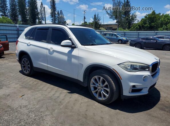 5UXKR0C52G0P26232 2016 BMW X5 White წინა ხედი