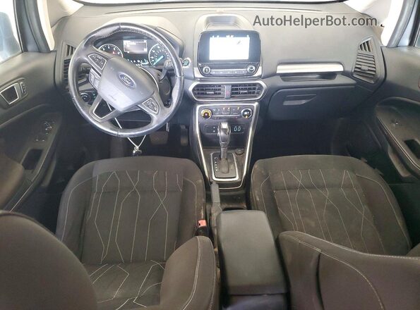 MAJ6P1UL4JC179892 2018 FORD ECOSPORT Gray ხელსაწყოთა პანელის ხედი