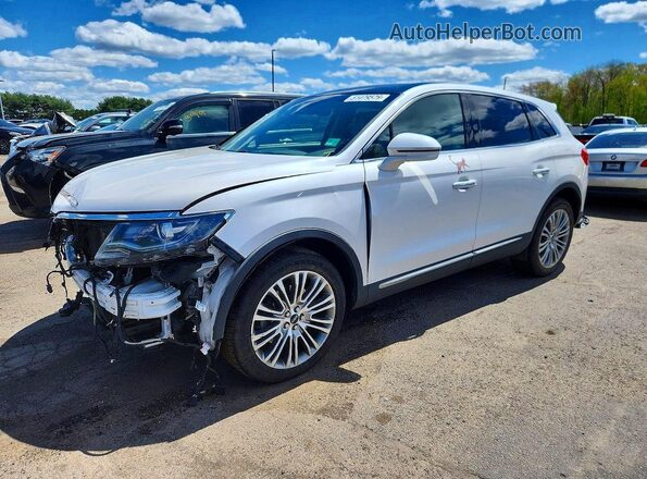 2LMPJ8LR1HBL50588 2017 LINCOLN MKX Белый Задняя левая четверть