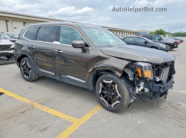 5XYP6DGCXSG693032 2025 KIA TELLURIDE Green Вид спереду