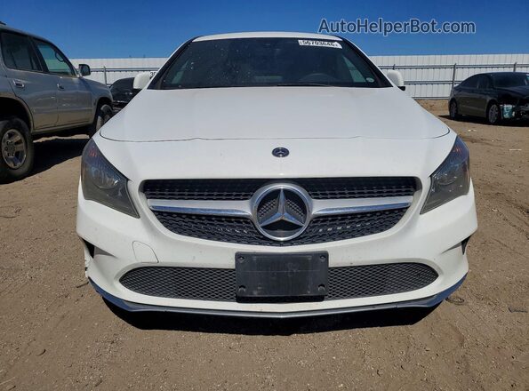 WDDSJ4EB6JN682299 2018 MERCEDES-BENZ CLA-CLASS White Հետևի տեսք