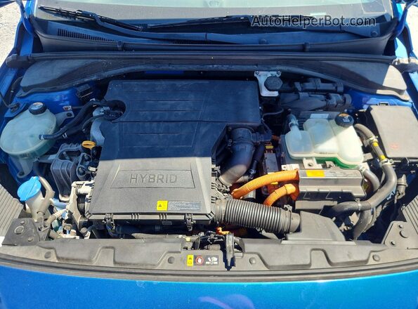 KMHC65LC2HU023746 2017 HYUNDAI IONIQ Blue VIN կոդի պիտակի տեսք