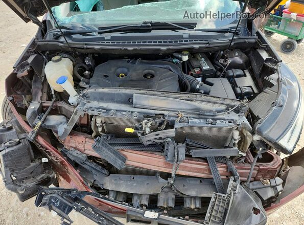 2FMPK3K97GBB93872 2016 FORD EDGE Красный Вид наклейки с VIN-кодом