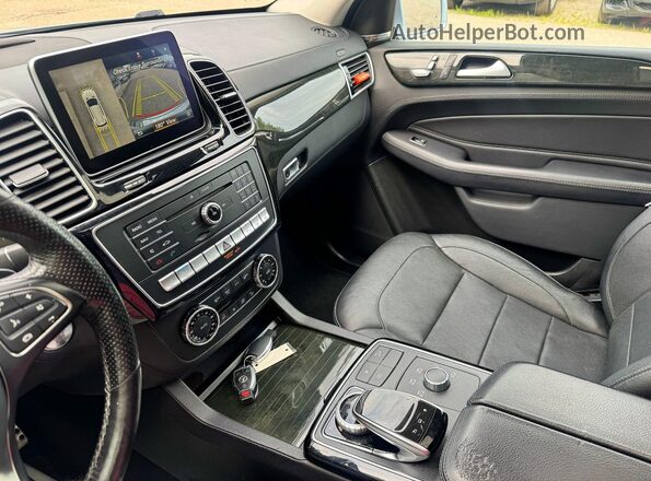 4JGDA5GB0GA666794 2016 MERCEDES-BENZ GLE-CLASS Blue უკანა სავარძლების ხედი