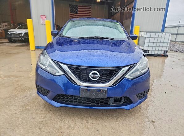3N1AB7AP2JY320496 2018 NISSAN SENTRA Синий Вид сзади