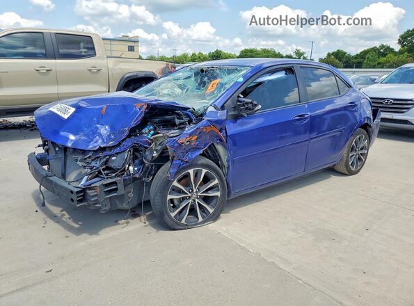 5YFBURHEXKP925363 2019 TOYOTA COROLLA Blue Rear left