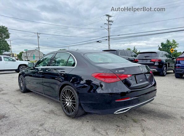 W1KAF4GB4NR042438 2022 MERCEDES-BENZ C Черный Передняя правая четверть