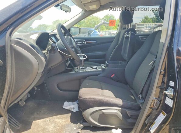 5N1DR2MM6KC642705 2019 NISSAN PATHFINDER Black Dashboard view