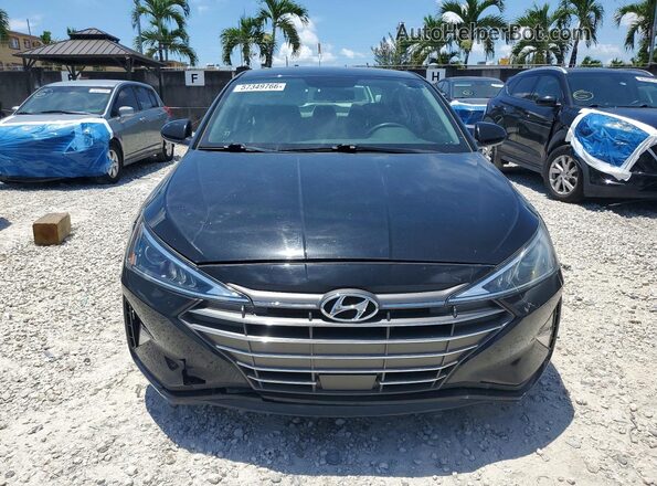 5NPD74LF9KH497107 2019 HYUNDAI ELANTRA Black 