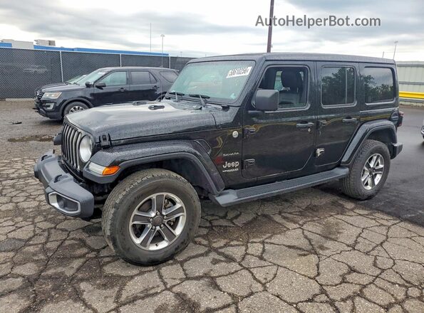 1C4HJXEN3JW302393 2018 JEEP WRANGLER Black Tył lewy