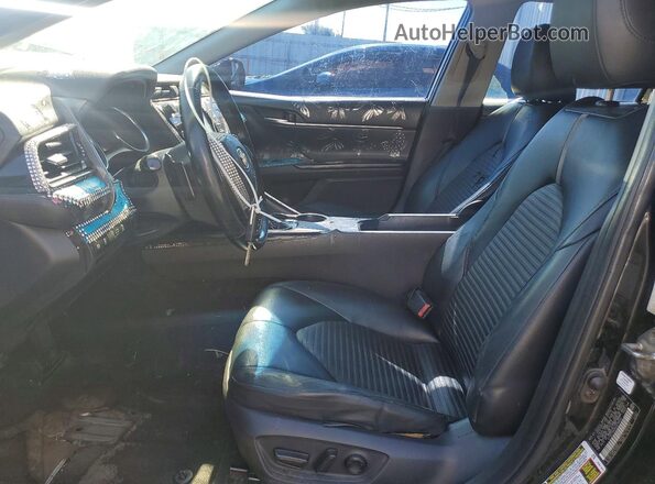 4T1B11HK6KU218324 2019 TOYOTA CAMRY Black Вид панелі приладів