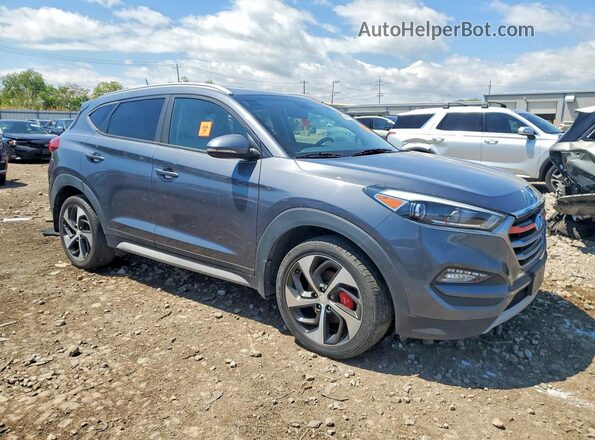 KM8J3CA24HU390226 2017 HYUNDAI TUCSON Gray 