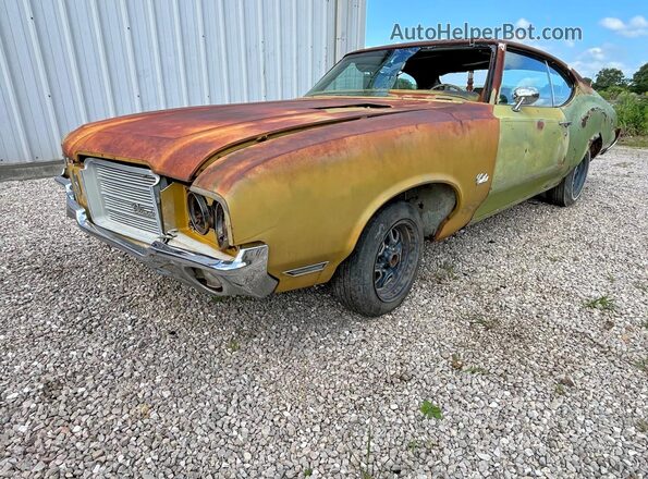 336871R159066 1971 OLDSMOBILE CUTLASS Зеленый Задняя правая четверть