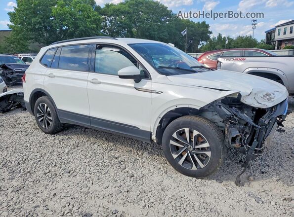 3VV0B7AX7NM157190 2022 VOLKSWAGEN TIGUAN Белый Вид спереди