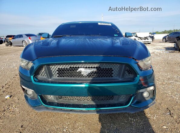 1FA6P8TH6G5275364 2016 FORD MUSTANG Teal Widok z tyłu